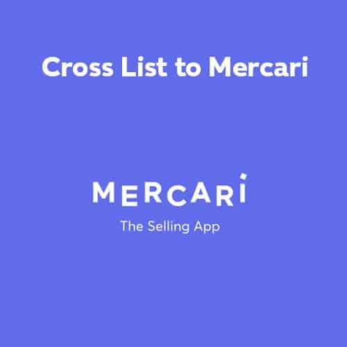 Cross list to Mercari