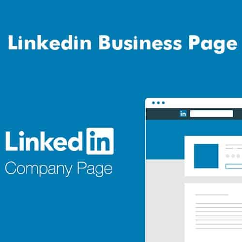 Linkedin business page