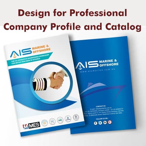 Design for Professional Company Profile and Catalog