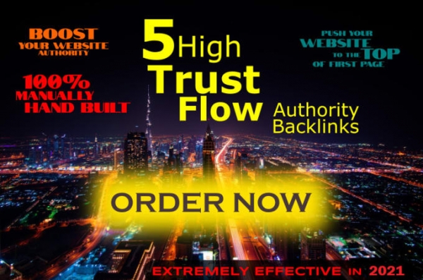 do 5 high trust flow backlinks